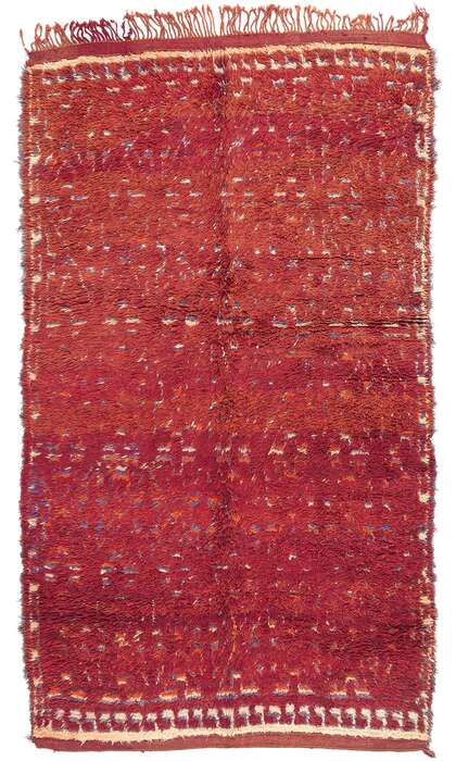 6 x 10 Vintage Red Beni MGuild Moroccan Rug 20617