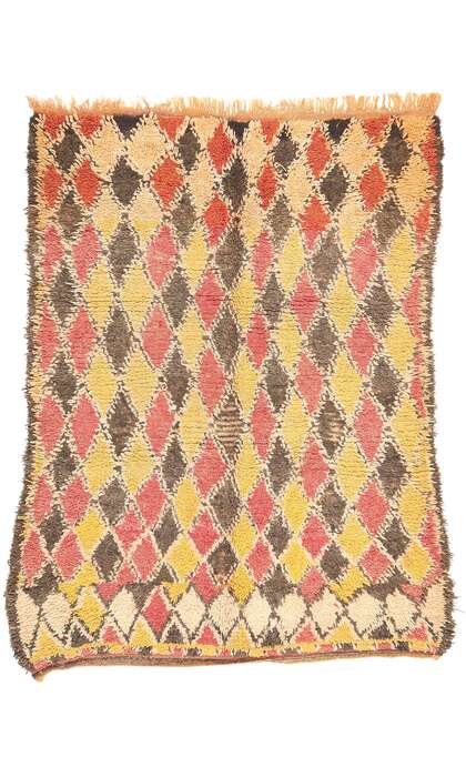 5 x 7 Vintage Boujad Moroccan Rug 20443