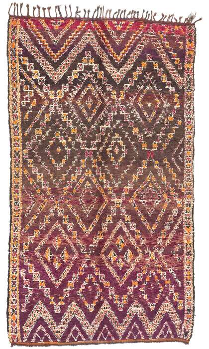 7 x 12 Vintage Beni MGuild Moroccan Rug 20090