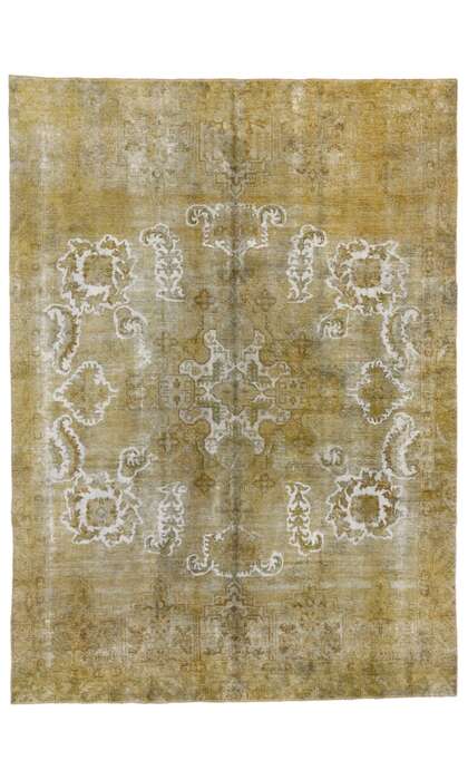 8 x 11 Vintage Turkish Overdyed Rug 60733