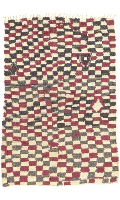 5 x 8 Vintage Rehamna Moroccan Rug 20402