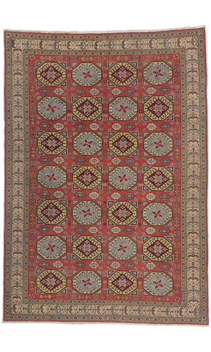 8 x 11 Vintage Turkish Sivas Rug 78284