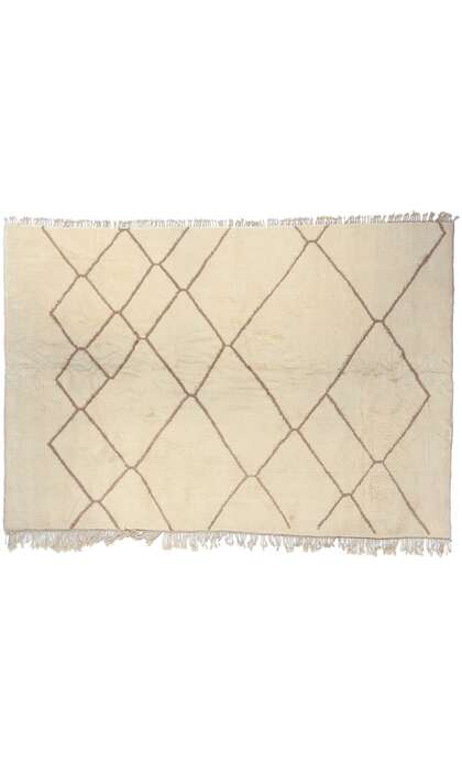 ​13 x 9 Large Neutral Moroccan Rug 78233