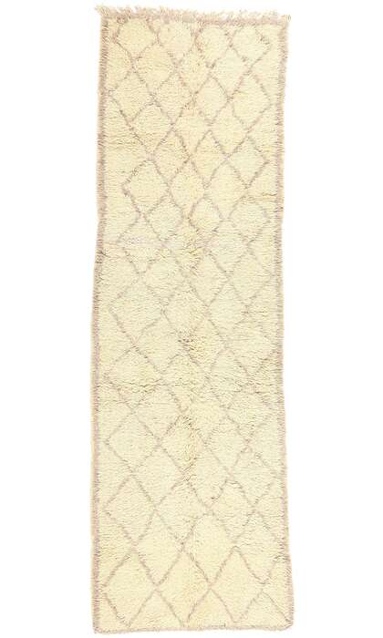 3 x 10 Vintage Neutral Moroccan Rug 20040