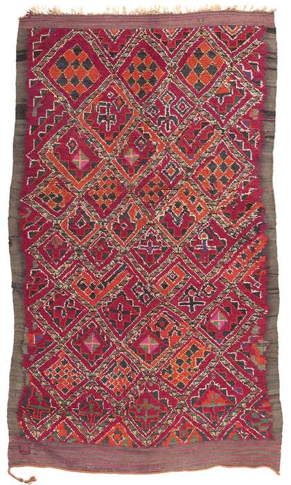 6 x 10 Vintage Taznakht Moroccan Rug 20991