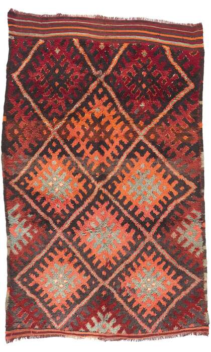 7 x 11 Vintage Beni MGuild Moroccan Rug 20932