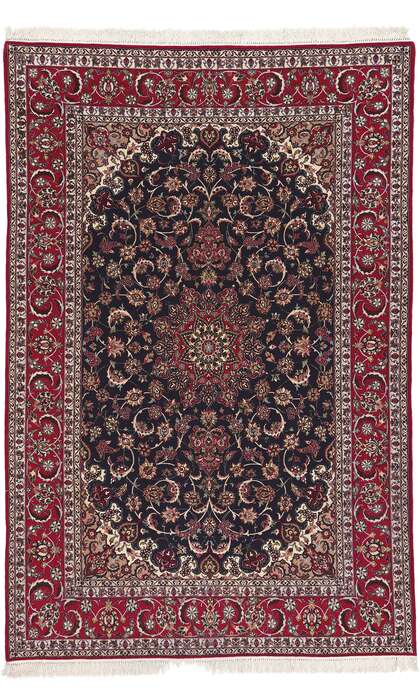 ​7 x 10 Vintage Persian Isfahan Rug 78670