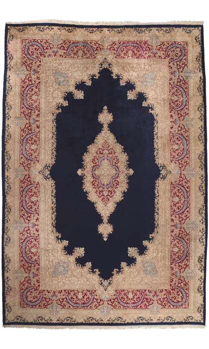 12 x 18 Oversized Vintage Persian Kerman Rug 78335