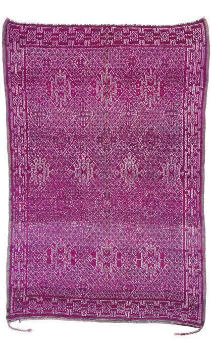 6 x 9 Vintage Purple Beni MGuild Moroccan Rug 20959