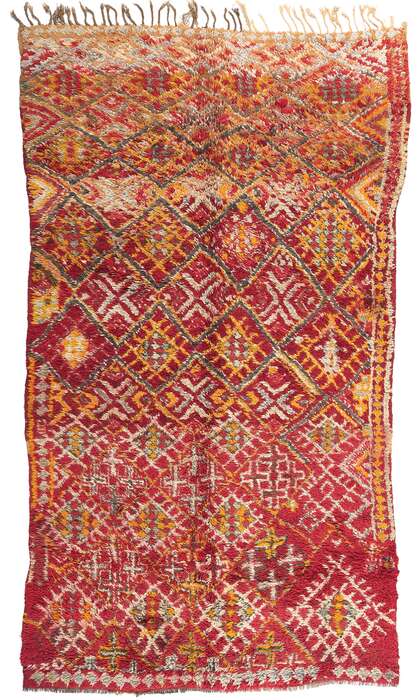 6 x 10 Vintage Red Beni MGuild Moroccan Rug 20944