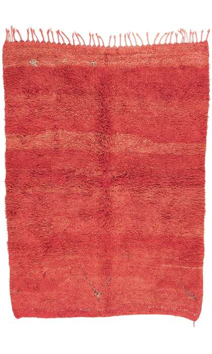 6 x 8 Vintage Red Beni MGuild Moroccan Rug 20378