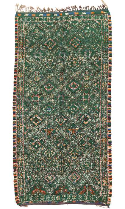 6 x 13 Vintage Green Beni MGuild Moroccan Rug 20662