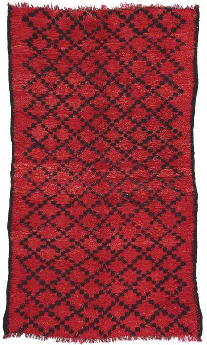 6 x 10 Vintage Red Beni MGuild Moroccan Rug 20949