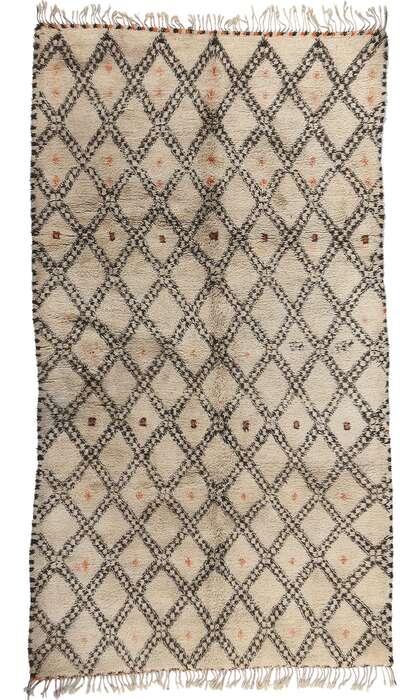 7 x 12 Vintage Moroccan Beni Ourain Rug 20852