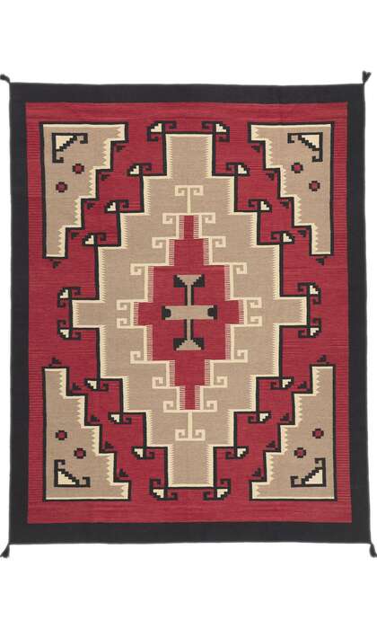 9 x 12 Modern Southwest Red Ganado Navajo-Style Rug 81025