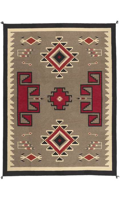 ​9 x 12 Southwest Modern Teec Nos Pos Navajo-Style Rug 81038​