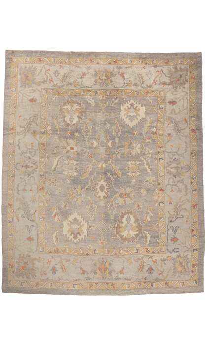 11 x 14 Modern Turkish Oushak Rug 52371