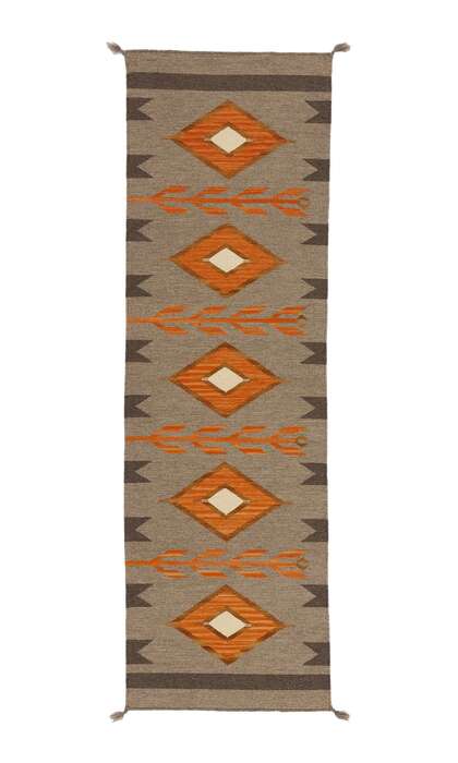 3 x 8 Southwest Modern Horse Blanket Navajo-Style Rug Runner 81051