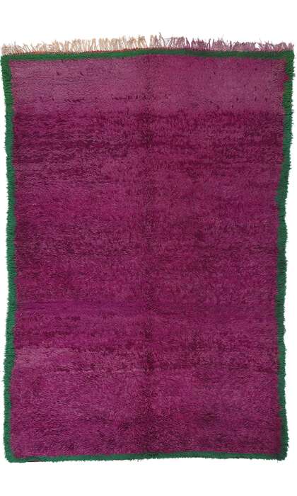 6 x 9 Vintage Purple Beni MGuild Moroccan Rug 20945