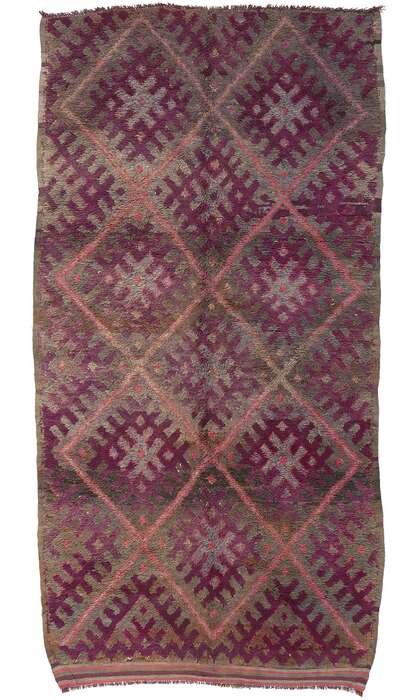 6 x 12 Vintage Purple Beni MGuild Moroccan Rug 20743