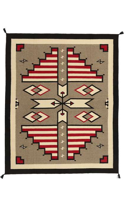 8 x 10 Southwest Modern Storm Navajo-Style Rug 81041