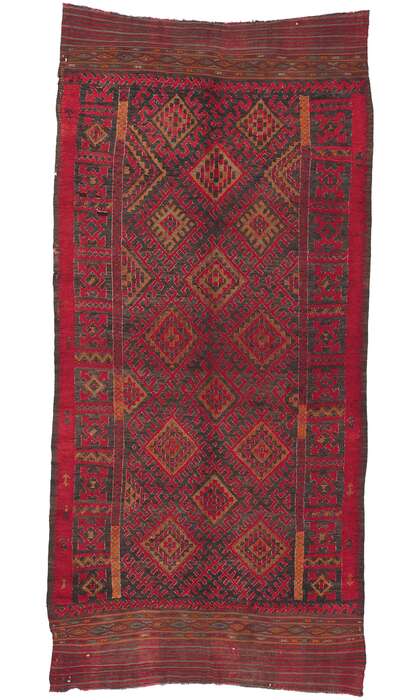 6 x 12 Vintage Red Taznakht Moroccan Rug 20708