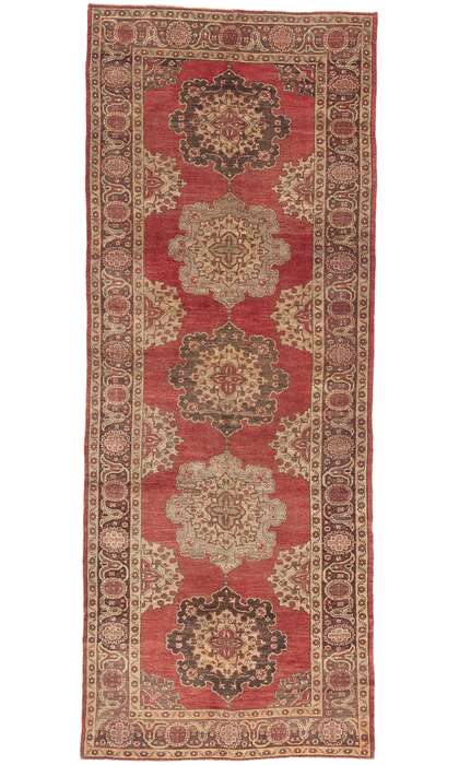 5 x 14 Vintage Oushak Turkish Rug 52363