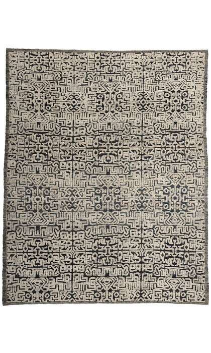 8 x 10 Modern Geometric Moroccan High-Low Rug 81085