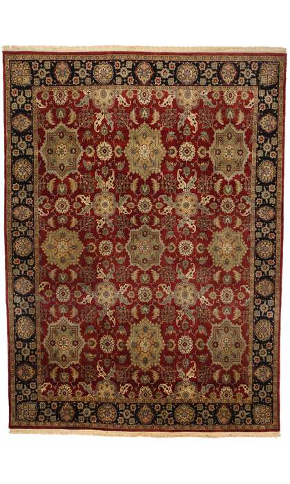 9 x 12 Vintage Modern Indian Mogul Rug 78736