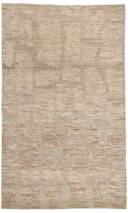 8 x 13 Organic Modern Moroccan High-Low Rug 81054