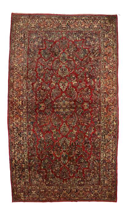 10 x 18 Oversized Antique Persian Sarouk Rug 74960