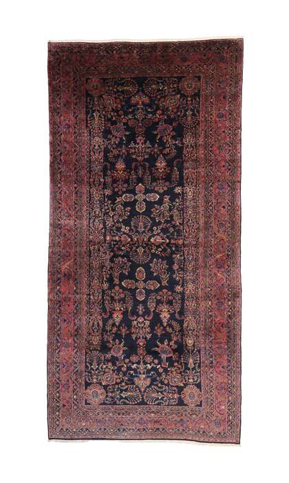 12 x 25 Oversized Antique Persian Sarouk Rug 76984
