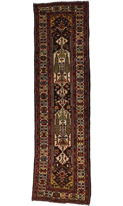 4 x 12 Vintage Persian Bakhtiari Rug Runner 53879