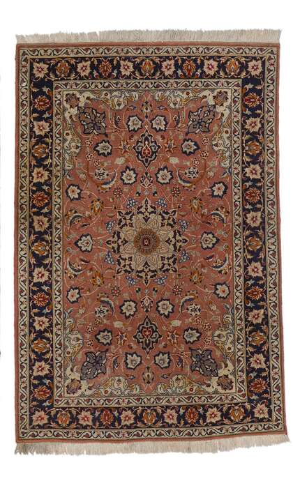 3 x 5 Small Vintage Persian Tabriz Rug 78703