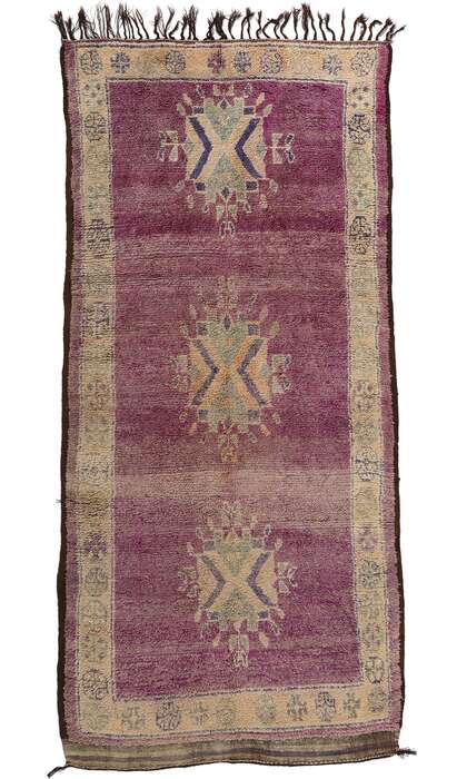 6 x 12 Vintage Purple Talsint Moroccan Rug 20931