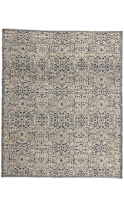 8 x 10 Modern Geometric Moroccan High-Low Rug 81055