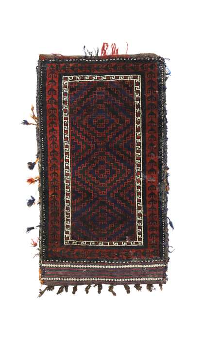 2 x 4 Antique Afghan Pushti Bag 76631