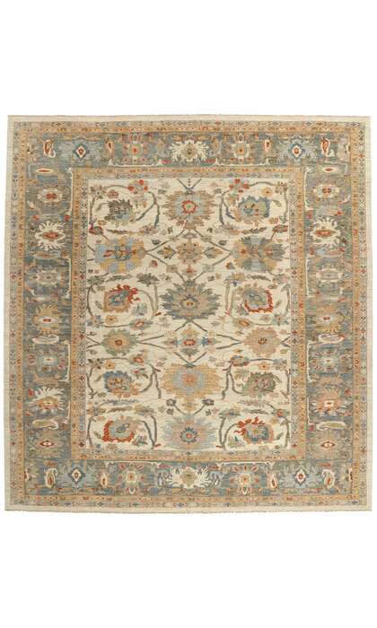 11 x 12 Modern Persian Sultanabad Rug 61298