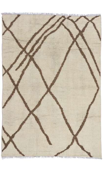 6 x 8 Organic Modern Moroccan Rug 81110