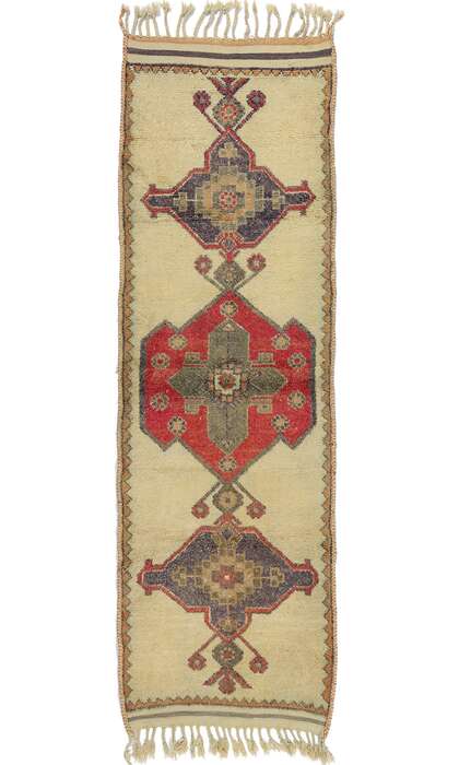 3 x 11 Vintage Kurdish Tribal Rug 53893