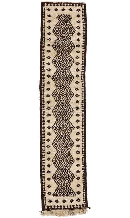 3 x 14 Neutral Vintage Kurdish Rug 53895