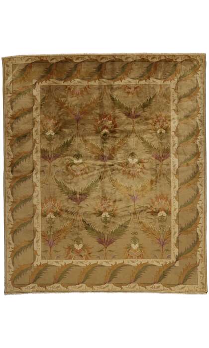 8 x 10 Vintage Turkish Oushak Rug 53897