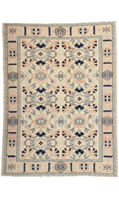 5 x 7 Vintage Pink Turkish Oushak Rug 53935