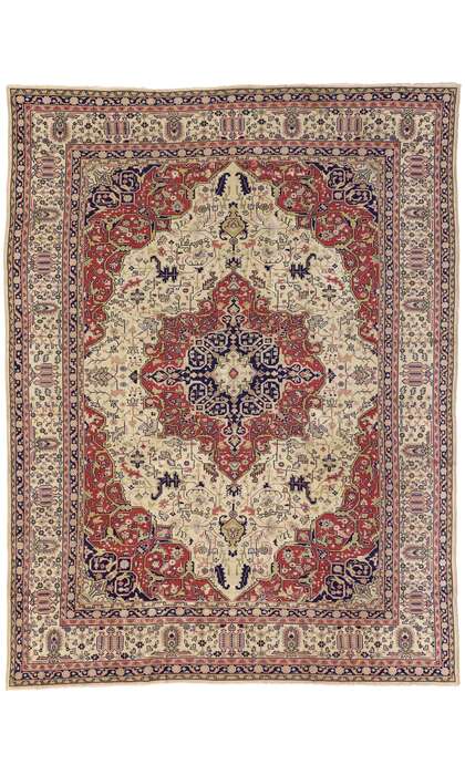 10 x 13 Antique Indian Agra Rug 71437