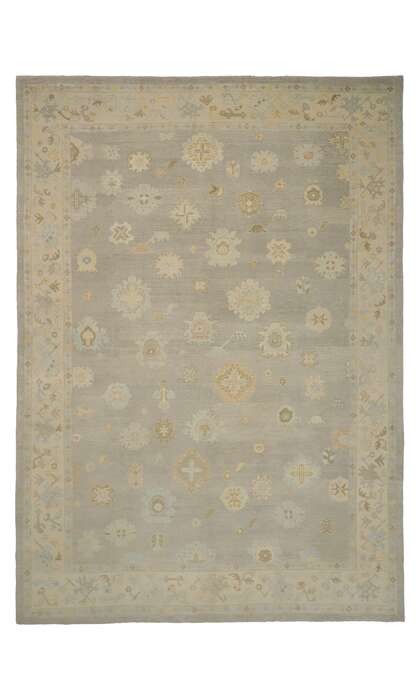 12 x 16 Modern Turkish Oushak Rug 51608