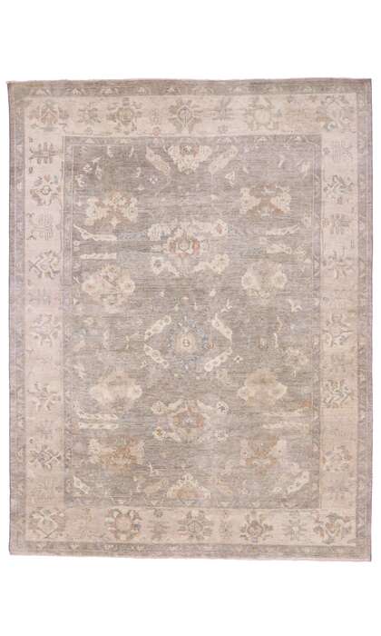 9 x 12 Vintage-Inspired Oushak Rug 30167