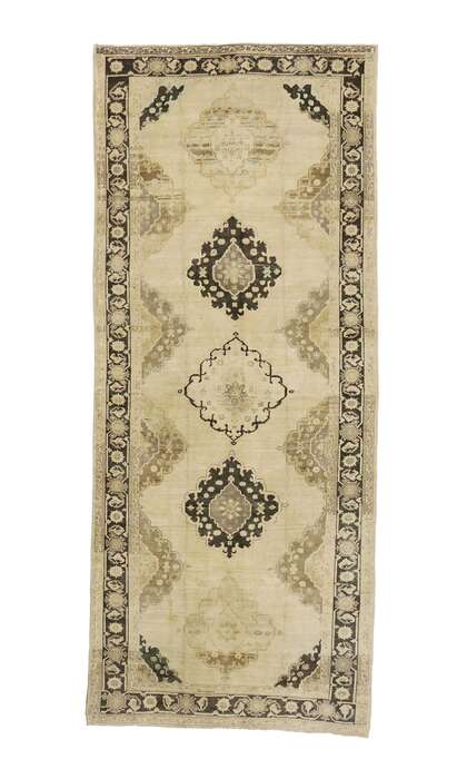 5 x 12 Vintage Turkish Oushak Rug 52309