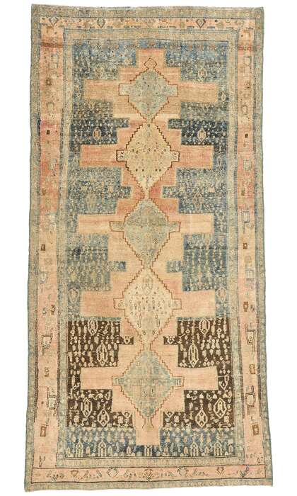 4 x 8 Antique Persian Malayer Rug Runner 61265