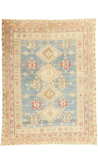 5 x 7 Antique Light Blue Persian Shiraz Rug 53770