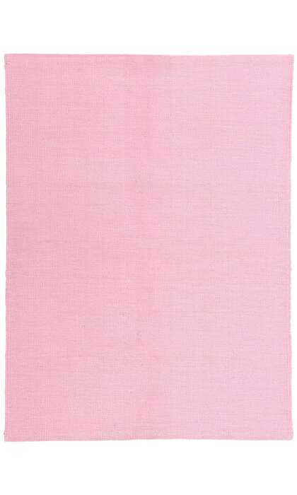 5 x 7 Swedish Inspired Pink Kilim Rug Scandinavian Modern Style 30689